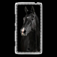 Coque Nokia Lumia 1320 Cheval noir