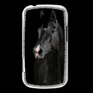 Coque Samsung Galaxy Trend Cheval noir