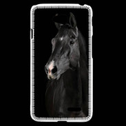Coque LG L70 Cheval noir