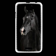 Coque HTC Desire 516 Cheval noir
