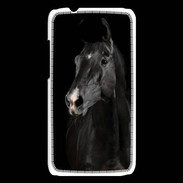 Coque HTC Desire 601 Cheval noir