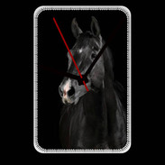 Grande pendule murale Cheval noir
