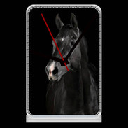 Pendule de bureau Cheval noir