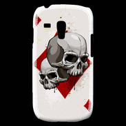 Coque Samsung Galaxy S3 Mini Carte Tête de mort Carreau