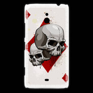 Coque Nokia Lumia 1320 Carte Tête de mort Carreau