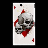Coque Sony Xpéria Z Ultra Carte Tête de mort Carreau
