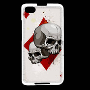 Coque Blackberry Z30 Carte Tête de mort Carreau