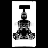 Coque LG Optimus L7 Bouddha en dessin 