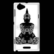 Coque Sony Xperia L Bouddha en dessin 