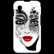 Coque Samsung ACE S5830 Visage glamour en dessin 500