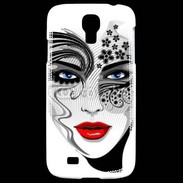 Coque Samsung Galaxy S4 Visage glamour en dessin 500