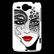 Coque HTC Wildfire G8 Visage glamour en dessin 500