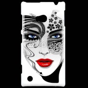 Coque Nokia Lumia 720 Visage glamour en dessin 500