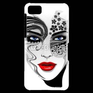 Coque Blackberry Z10 Visage glamour en dessin 500