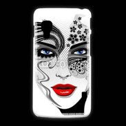 Coque LG L5 2 Visage glamour en dessin 500