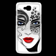 Coque LG L90 Visage glamour en dessin 500
