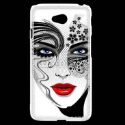 Coque LG L70 Visage glamour en dessin 500