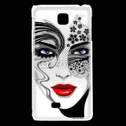 Coque LG F5 Visage glamour en dessin 500