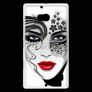 Coque Nokia Lumia 930 Visage glamour en dessin 500