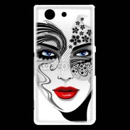 Coque Sony Xperia Z3 Compact Visage glamour en dessin 500