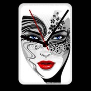 Grande pendule murale Visage glamour en dessin 500