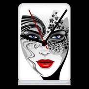 Pendule de bureau Visage glamour en dessin 500