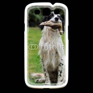 Coque Samsung Galaxy S3 setter anglais avec bécasse