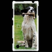 Coque Nokia Lumia 720 setter anglais avec bécasse