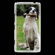 Coque Nokia Lumia 1320 setter anglais avec bécasse