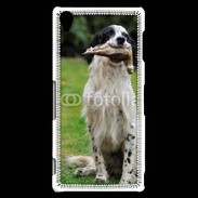 Coque Sony Xperia Z3 setter anglais avec bécasse
