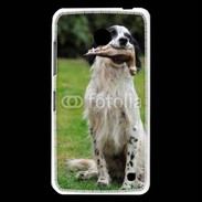 Coque Nokia Lumia 630 setter anglais avec bécasse