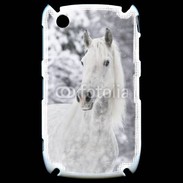 Coque Blackberry 8520 Portait de Cheval dans la neige 500