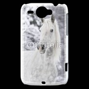 Coque HTC Wildfire G8 Portait de Cheval dans la neige 500