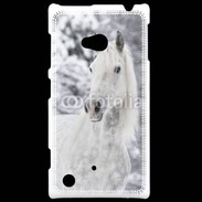 Coque Nokia Lumia 720 Portait de Cheval dans la neige 500