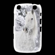 Coque Blackberry Curve 9320 Portait de Cheval dans la neige 500