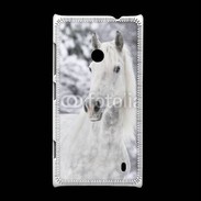 Coque Nokia Lumia 520 Portait de Cheval dans la neige 500
