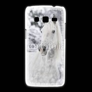 Coque Samsung Galaxy Express2 Portait de Cheval dans la neige 500