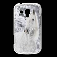 Coque Samsung Galaxy Trend Portait de Cheval dans la neige 500