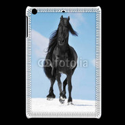 Coque iPadMini Cheval Friesian noir 100
