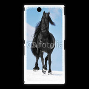 Coque Sony Xpéria Z Ultra Cheval Friesian noir 100