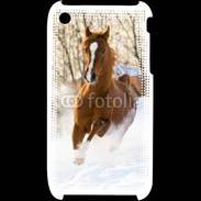 Coque iPhone 3G / 3GS Cheval arabe dans la neige 100