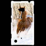 Coque Nokia Lumia 720 Cheval arabe dans la neige 100