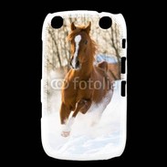 Coque Blackberry Curve 9320 Cheval arabe dans la neige 100