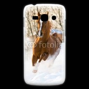 Coque Samsung Galaxy Ace3 Cheval arabe dans la neige 100