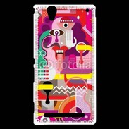 Coque Sony Xperia T2 Ultra Art abstrait 502