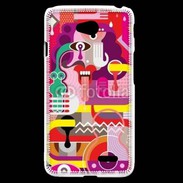 Coque LG L70 Art abstrait 502