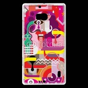 Coque Nokia Lumia 930 Art abstrait 502