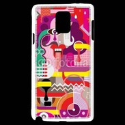 Coque Samsung Galaxy Note 4 Art abstrait 502