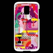 Coque Samsung Galaxy S5 Mini Art abstrait 502