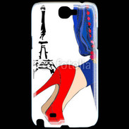 Coque Samsung Galaxy Note 2 Mode Paris en dessin 50